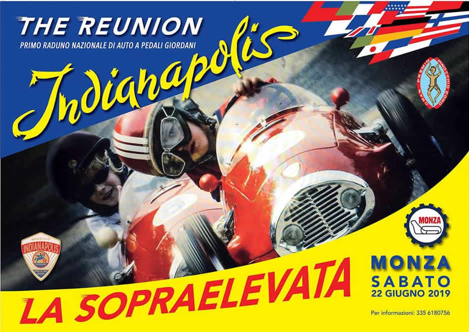 INDIANAPOLIS sulla sopraelevata di Monza - Foto tratta da Facebook.